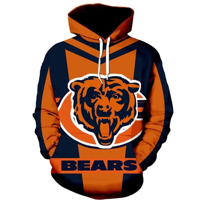 Hot Sale Chicago Bears Hoodies 3d Sweatshirt Cool Pullover