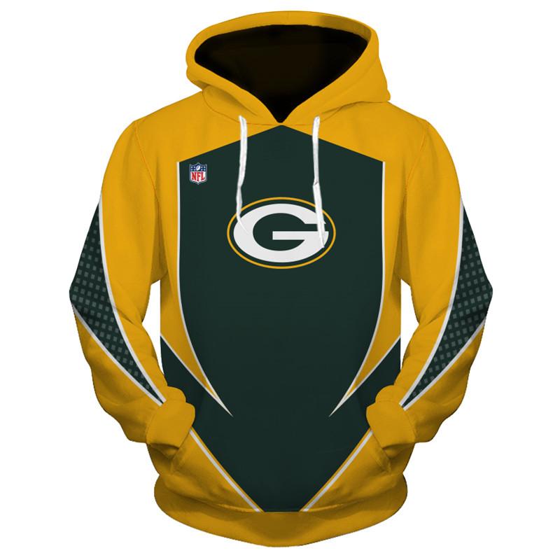 New Design Green Bay Packers 3d Hoodie Sweatshirt Pullover