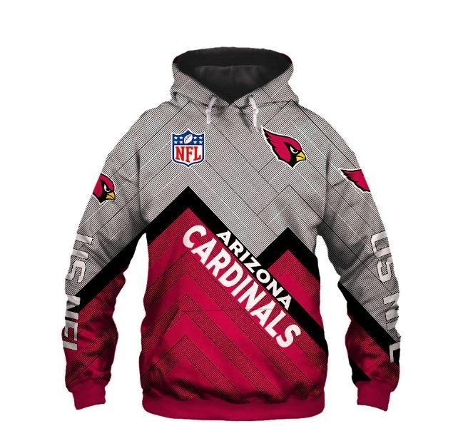Cheapest Nfl 3d Men's Arizona Cardinals Hoodie Sweatshirt Pullover