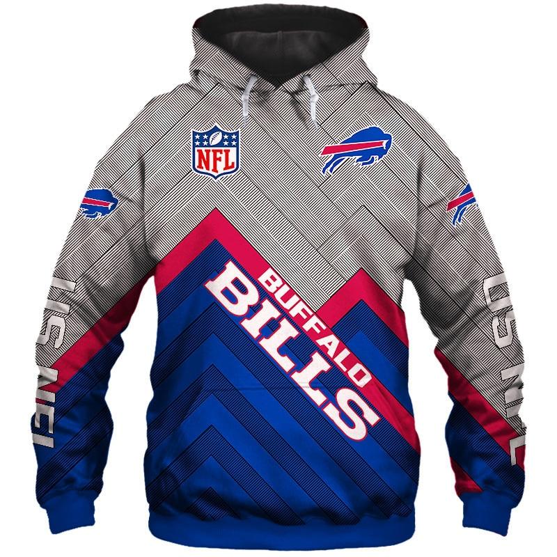 Lowest Price Nfl 3d Men's Buffalo Bills Hoodie For Sale