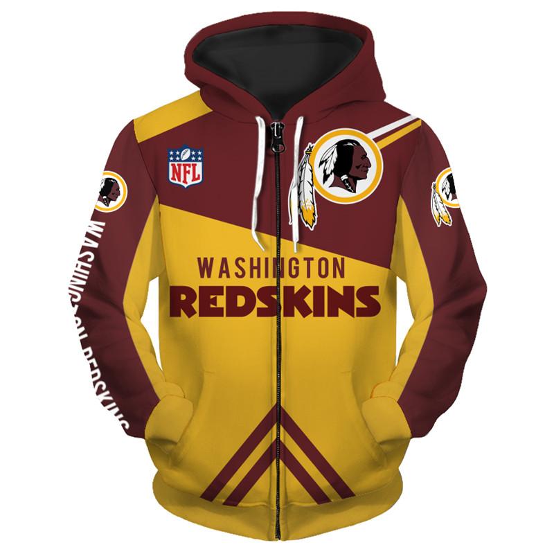 Washington Redskins Zip Up Hoodie – Game Day Fan Essential