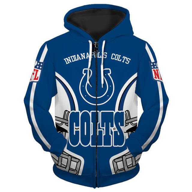 Indianapolis Colts Cheap 3d Sweatshirt Hoodie Long Sleeve Pullover
