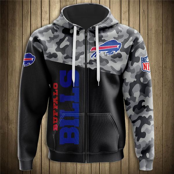 Buffalo Bills Military 3d Hoodie – Cheap Long Sleeve Sweatshirt