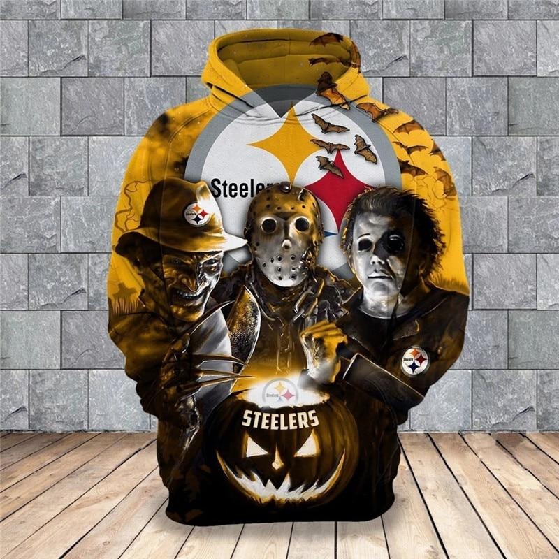 Pittsburgh Steelers Halloween Horror Night Hoodie