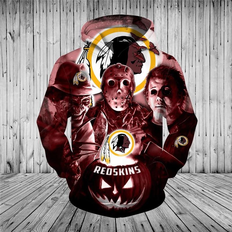 Washington Commanders Halloween Horror Night Hoodie