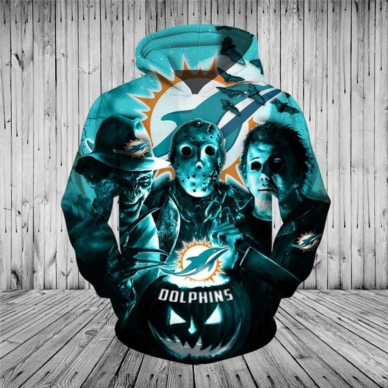 Miami Dolphins Halloween Horror Night Hoodie