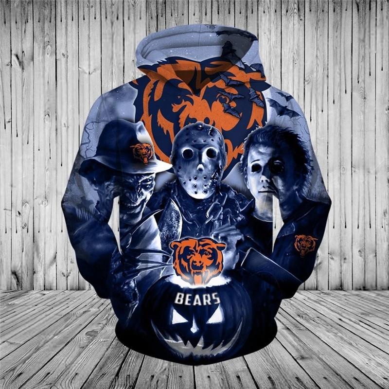 Chicago Bears Halloween Horror Night Hoodie