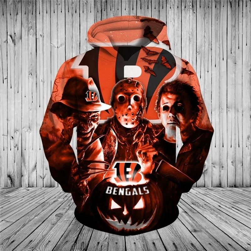 Cincinnati Bengals Halloween Horror Night Hoodie
