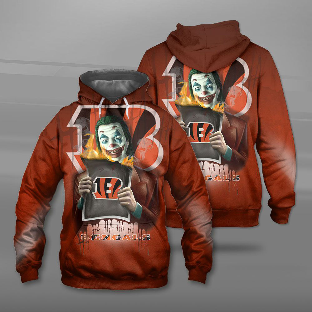Cincinnati Bengals Joker Hoodie