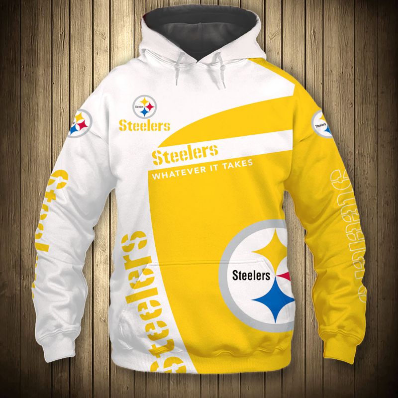 Long Sleeve Pittsburgh Steelers Pullover Hoodie