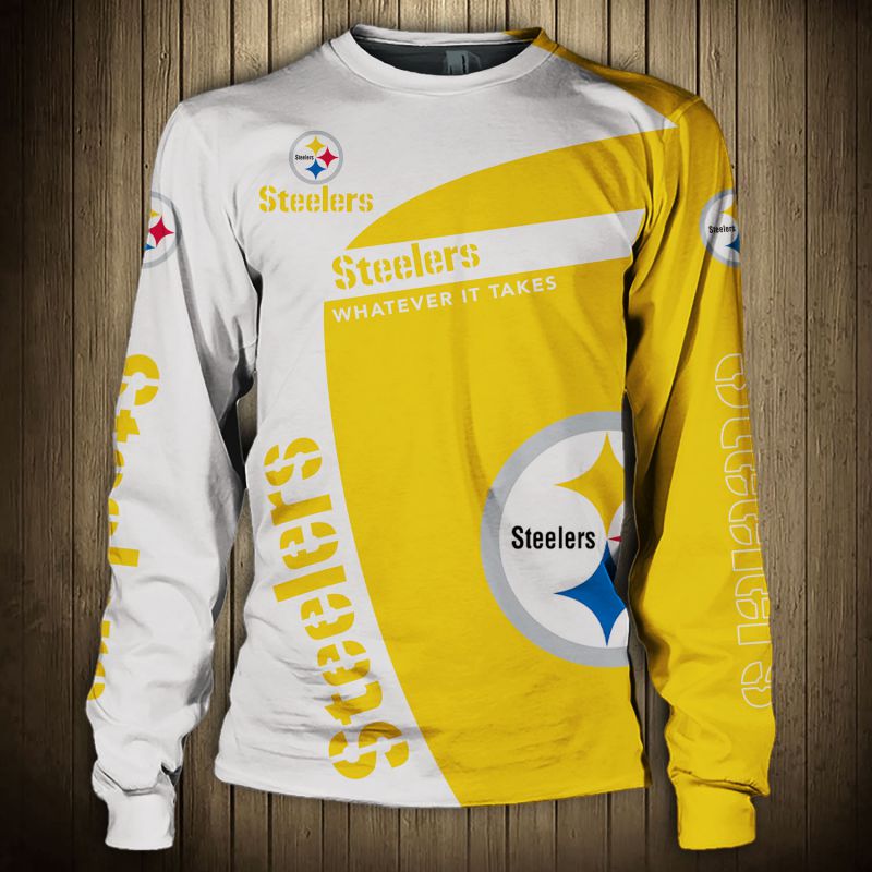 Pittsburgh Steelers Crewneck Sweatshirt 3d Long Sleeve 0