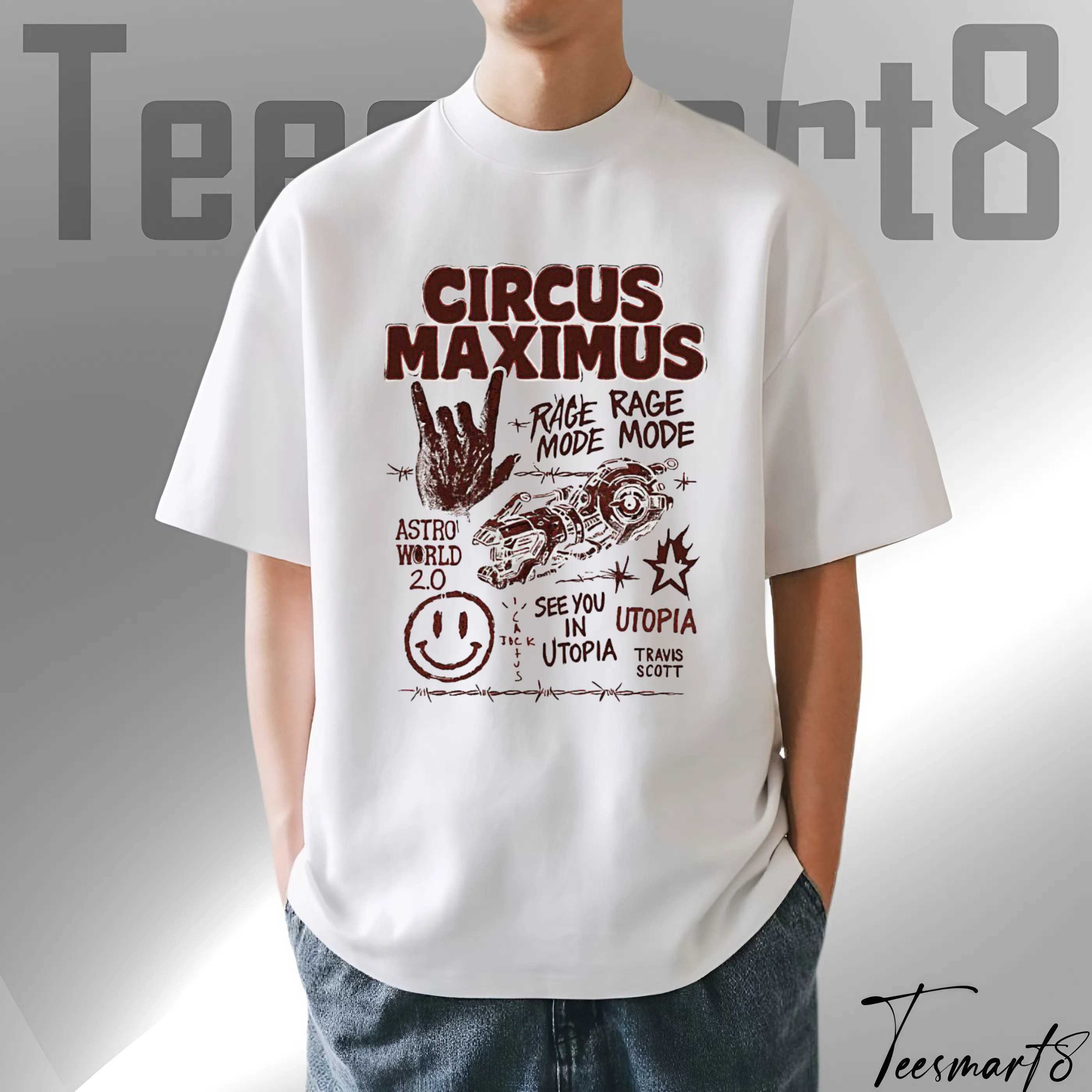 Travis Scott – Circus Maximus Oversized T-Shirt 2025
