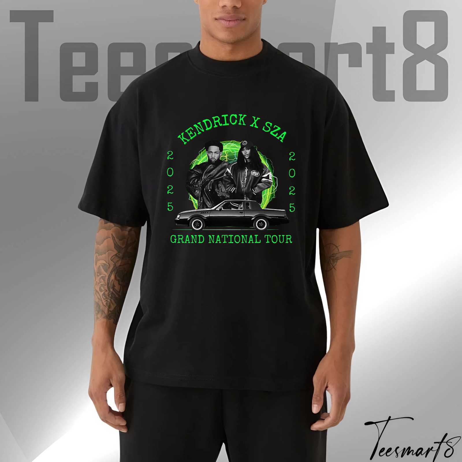 Kendrick Lamar & Sza Grand National Tour 2025 T-Shirt – Fan Merch