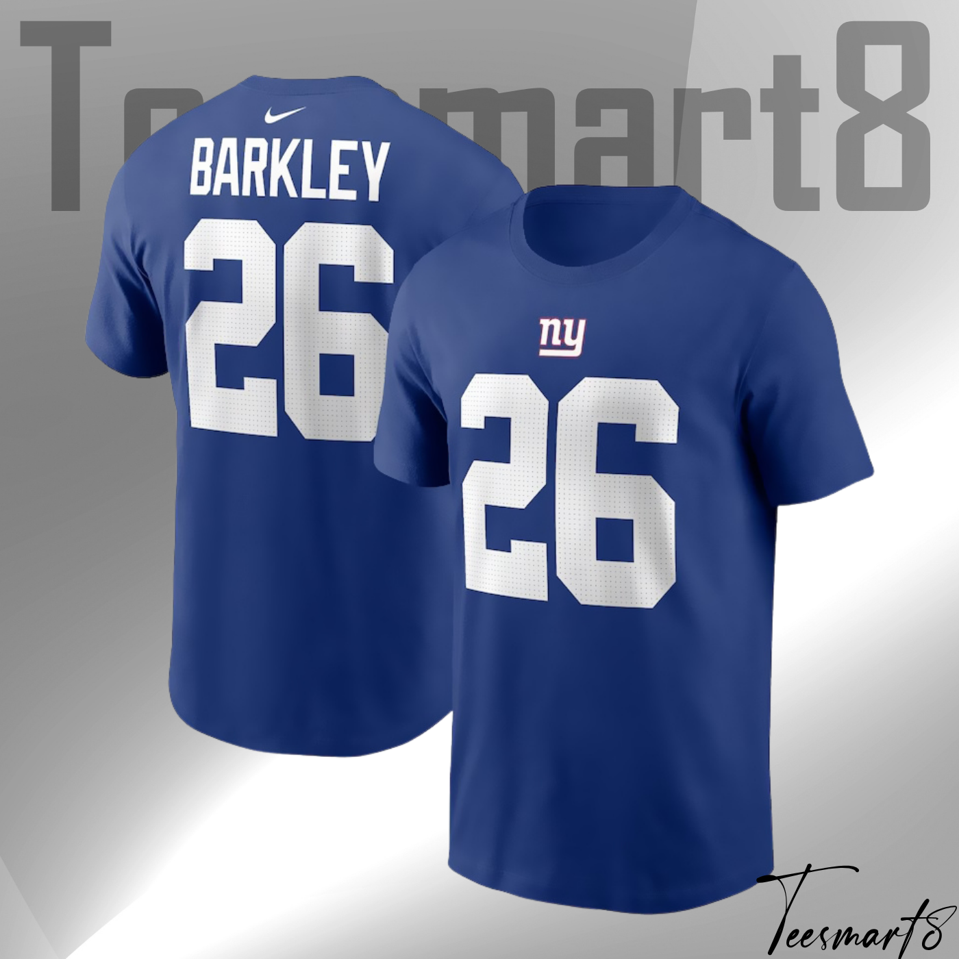 Saquon Barkley Royal New York Giants Player Name & Number T-Shirt
