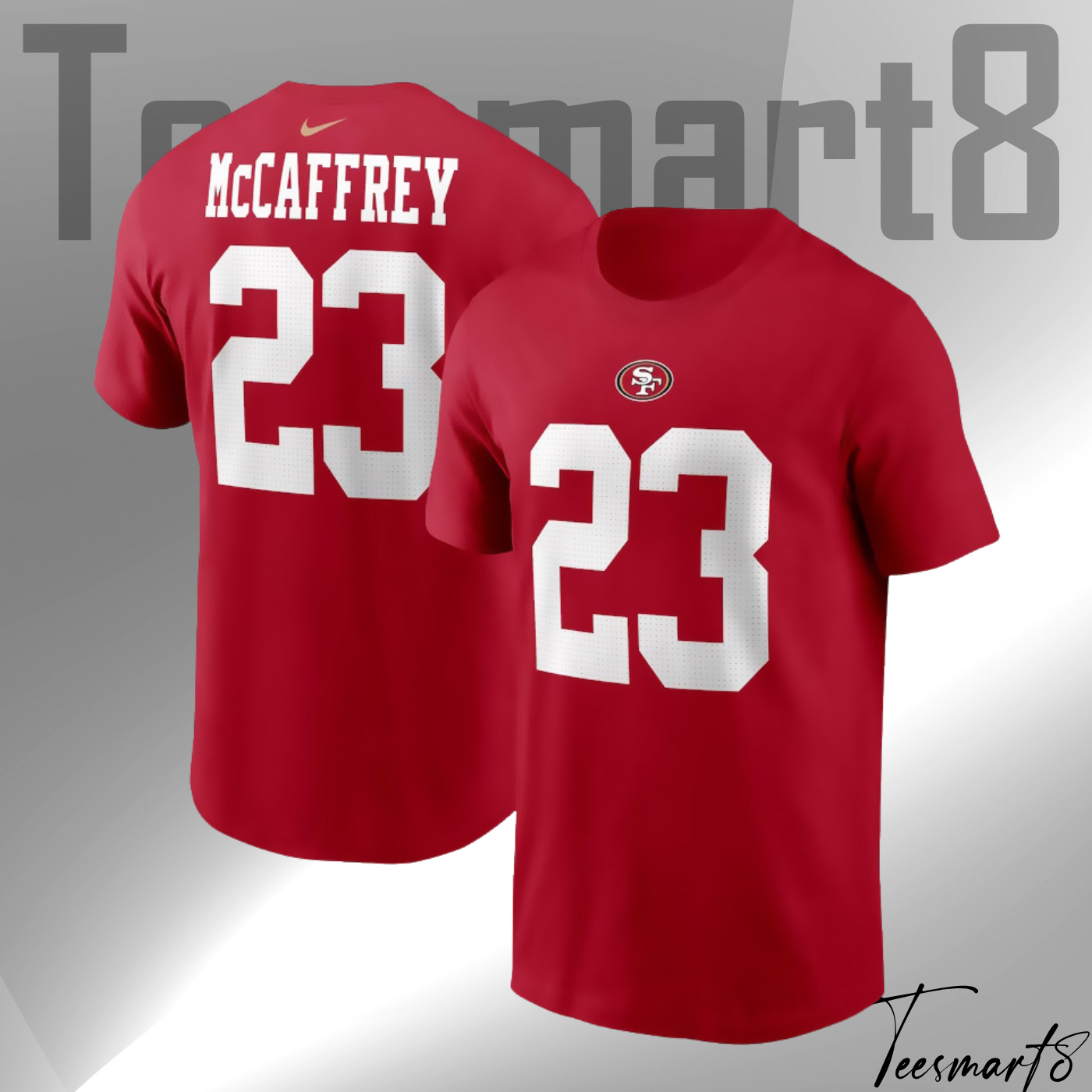 Christian Mccaffrey San Francisco 49ers Player Name & Number T-Shirt