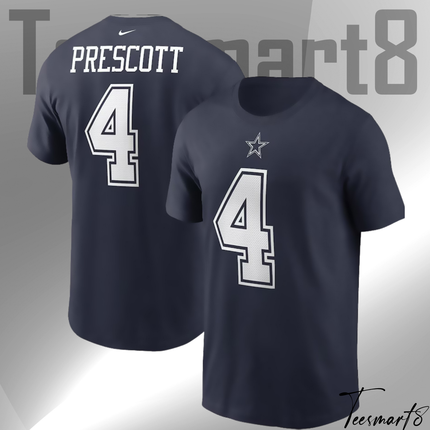 Dak Prescott Dallas Cowboys Name And Number T Shirt
