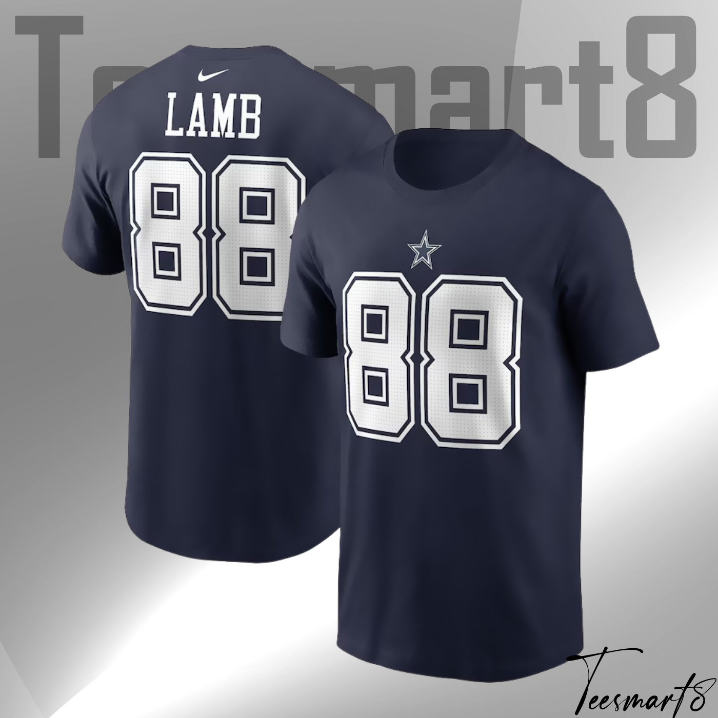 Ceedee Lamb Dallas Cowboys Player Name & Number T-Shirt