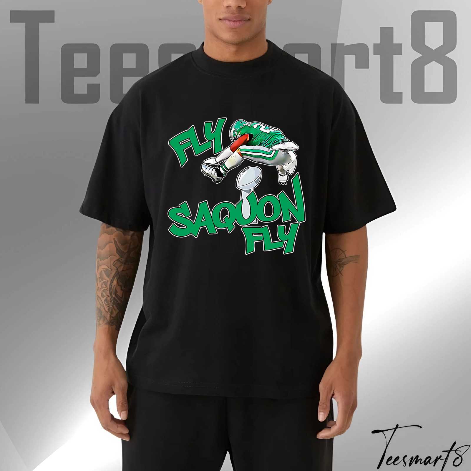 Fl.y Saquon Fl.y Eagles T-Shirt – Philadelphia Football Tee 2025