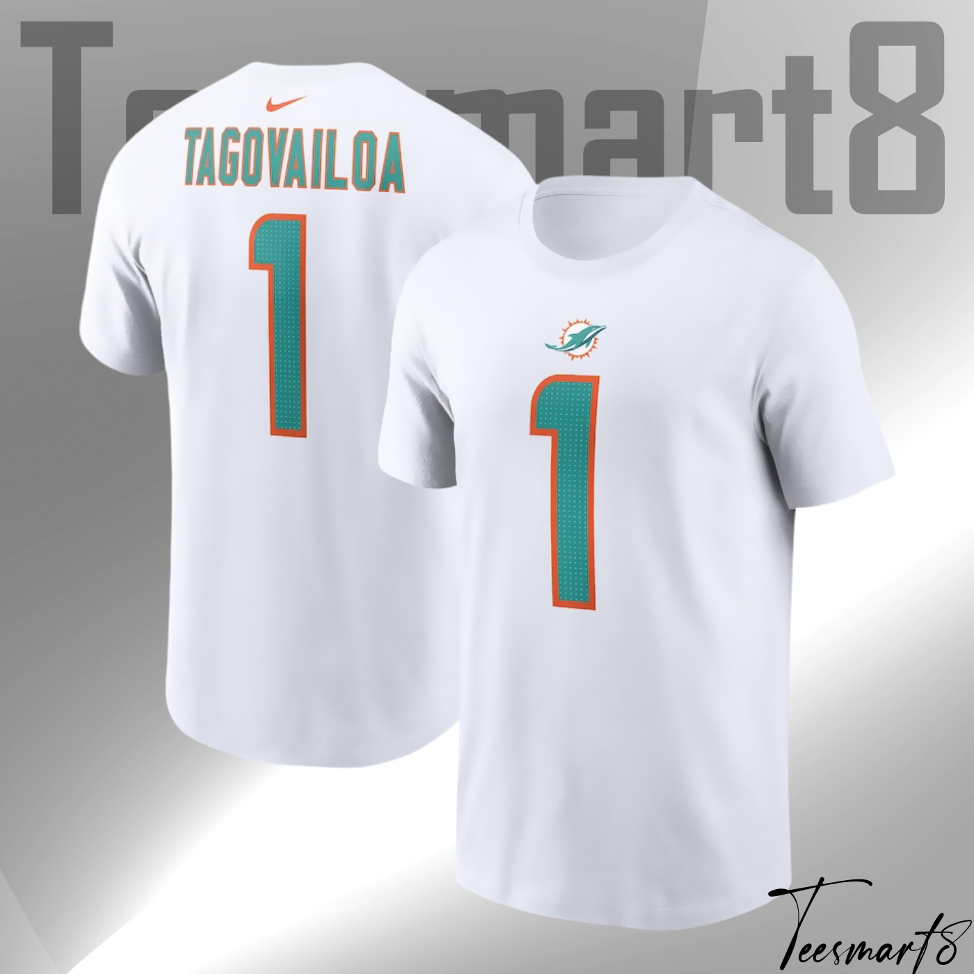 Tua Tagovailoa – Miami Dolphins T-Shirt Player Name And Number Tee