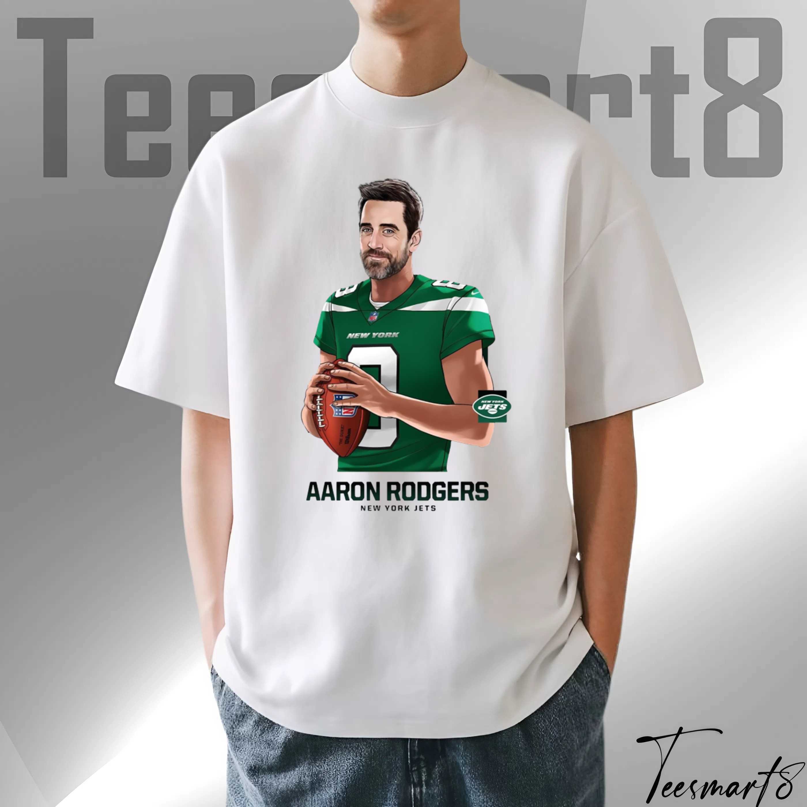 Aaron Rodgers T-Shirt – New York Jets 2025 Nfl Season Gear
