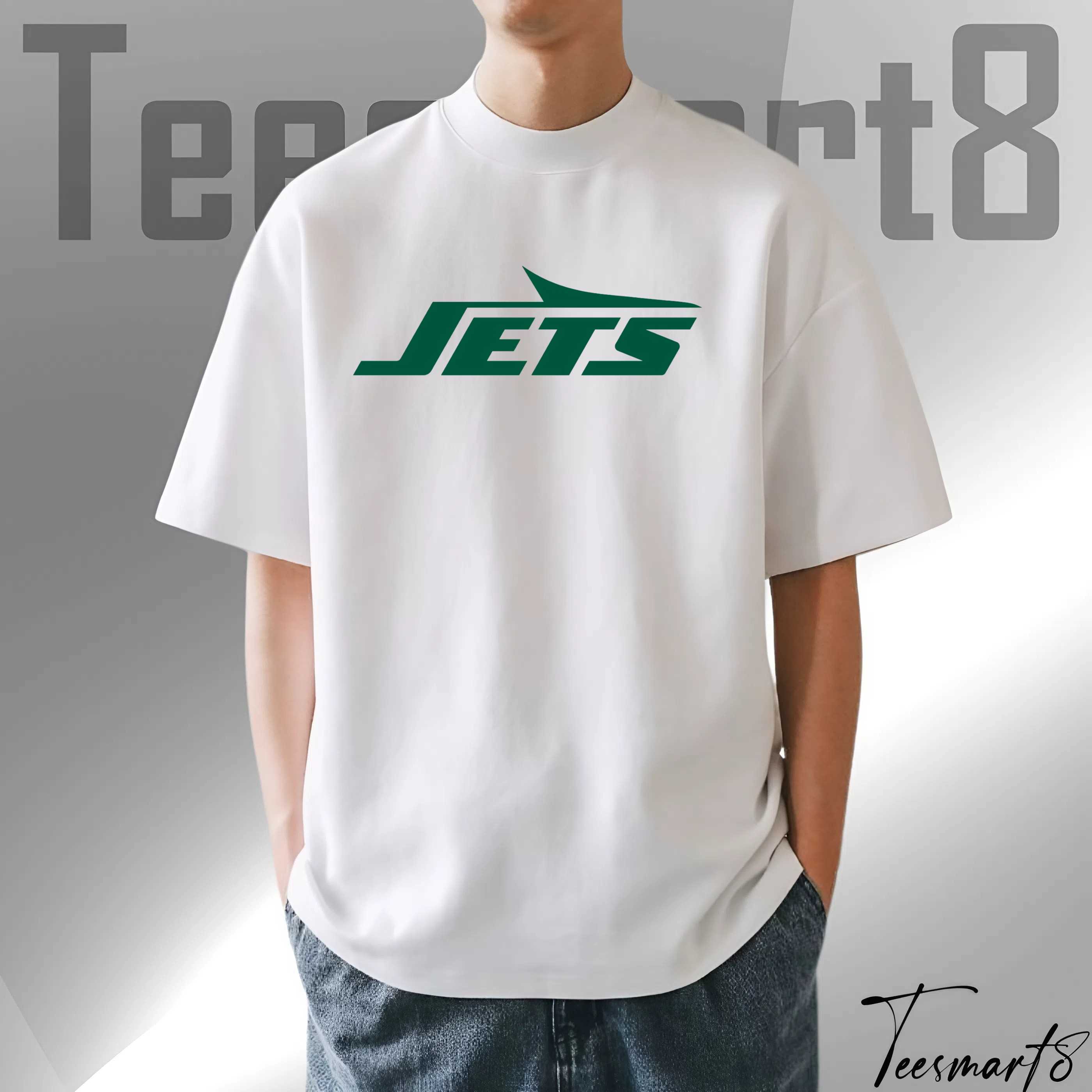 New York Jets Fan Tee – Classic Green & White Edition