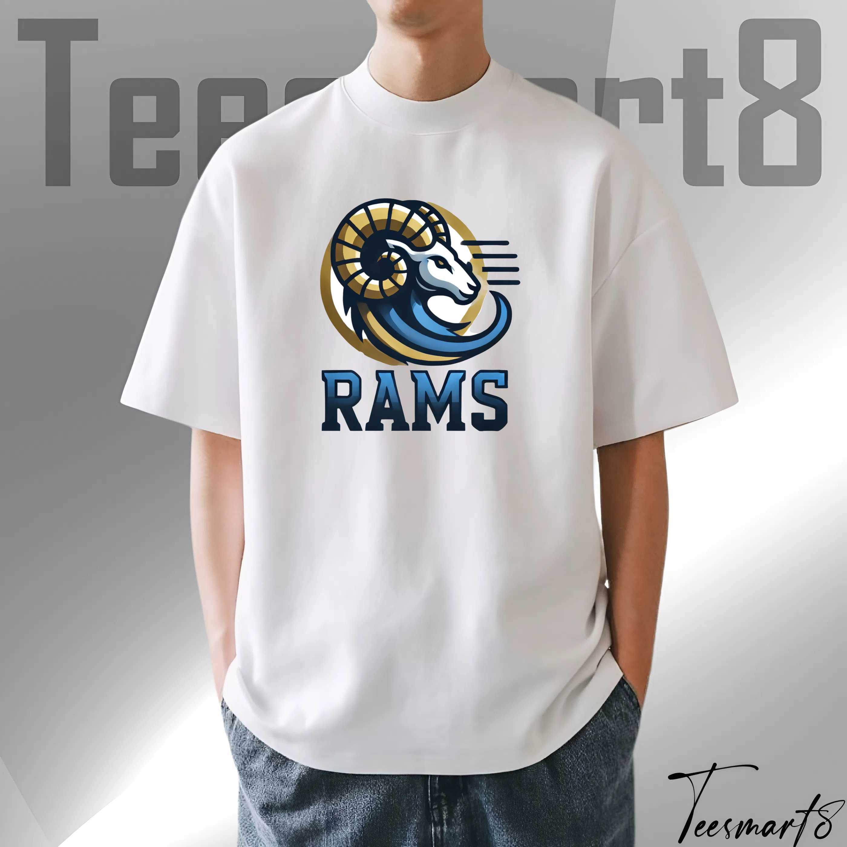 Rams Nfl Shirt – Classic Blue & Gold Fan Edition