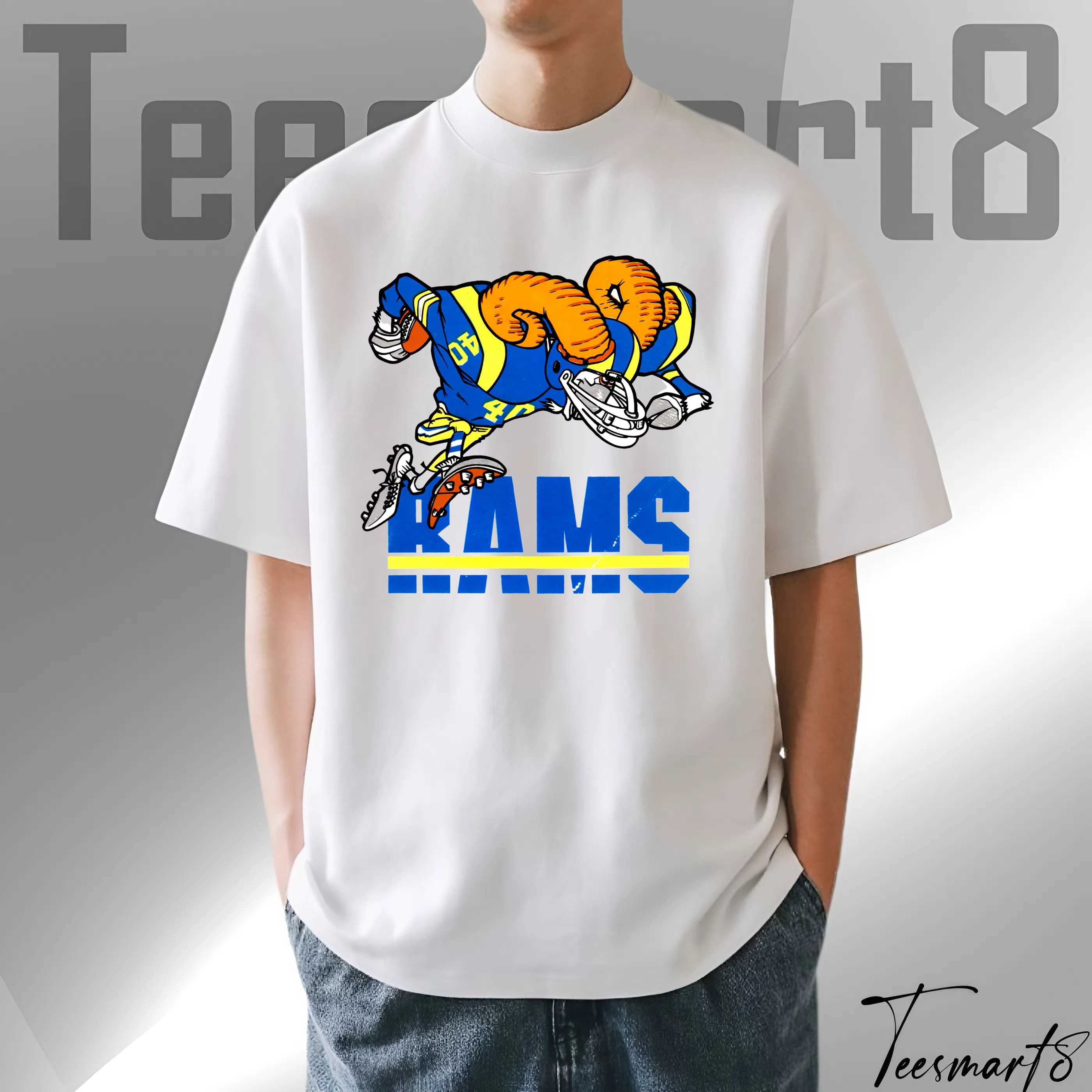 Los Angeles Rams Vintage Tee – Bold Graphic 90s Fan Shirt