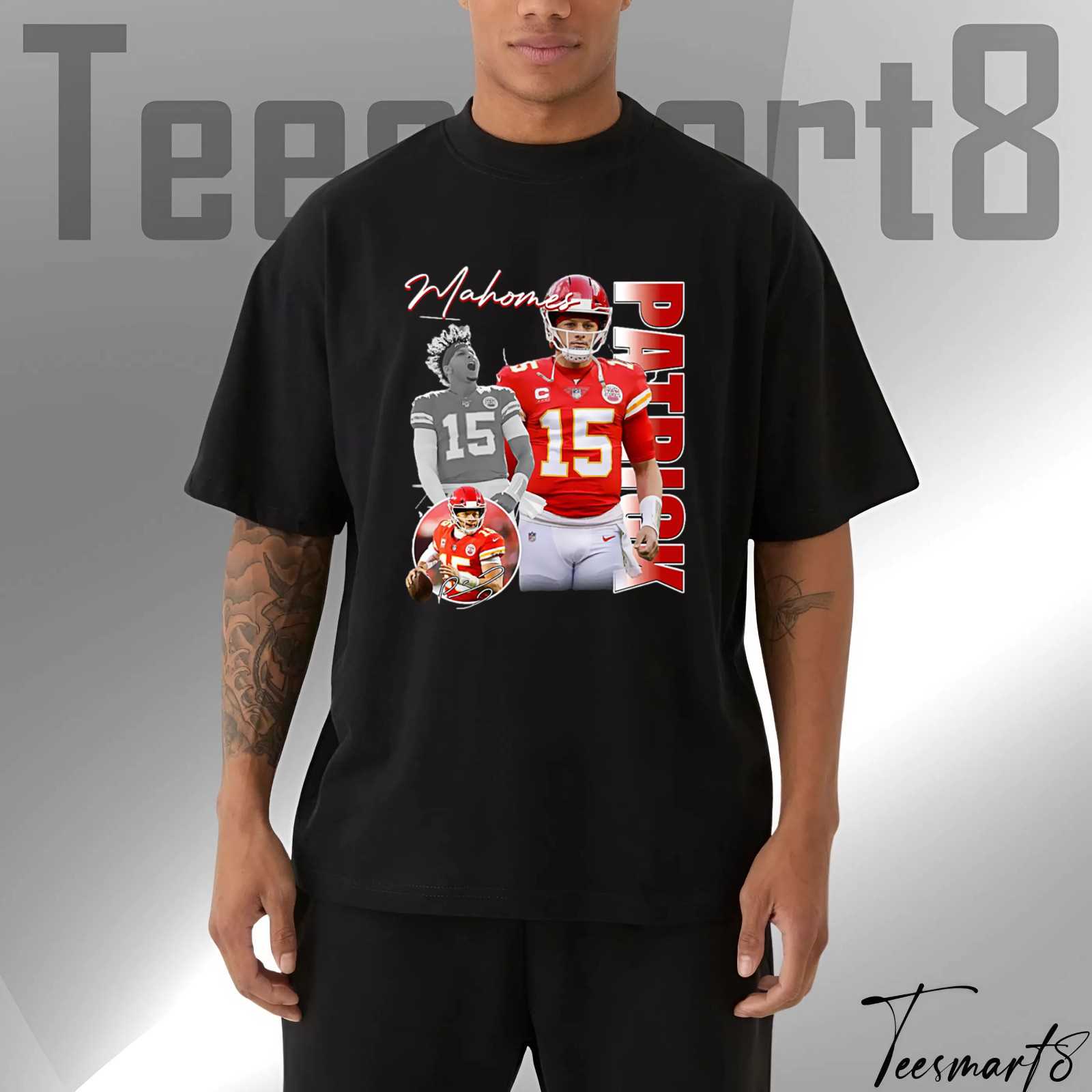 Patrick Mahomes 2025 Fan Tee – Kansas City Chiefs Throwback Shirt