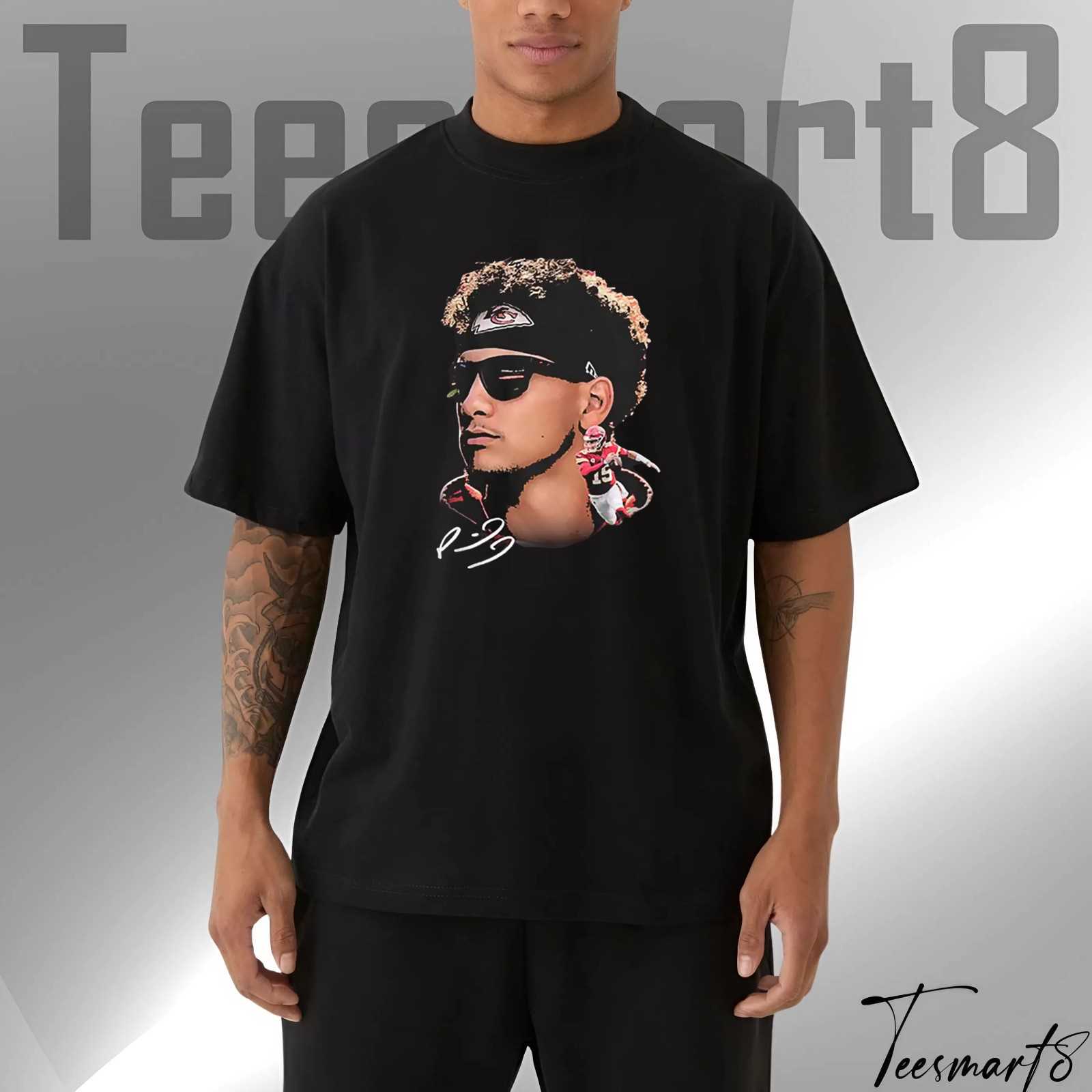 Patrick Mahomes Kansas City Chiefs Shirt – 90s Retro Football Tee