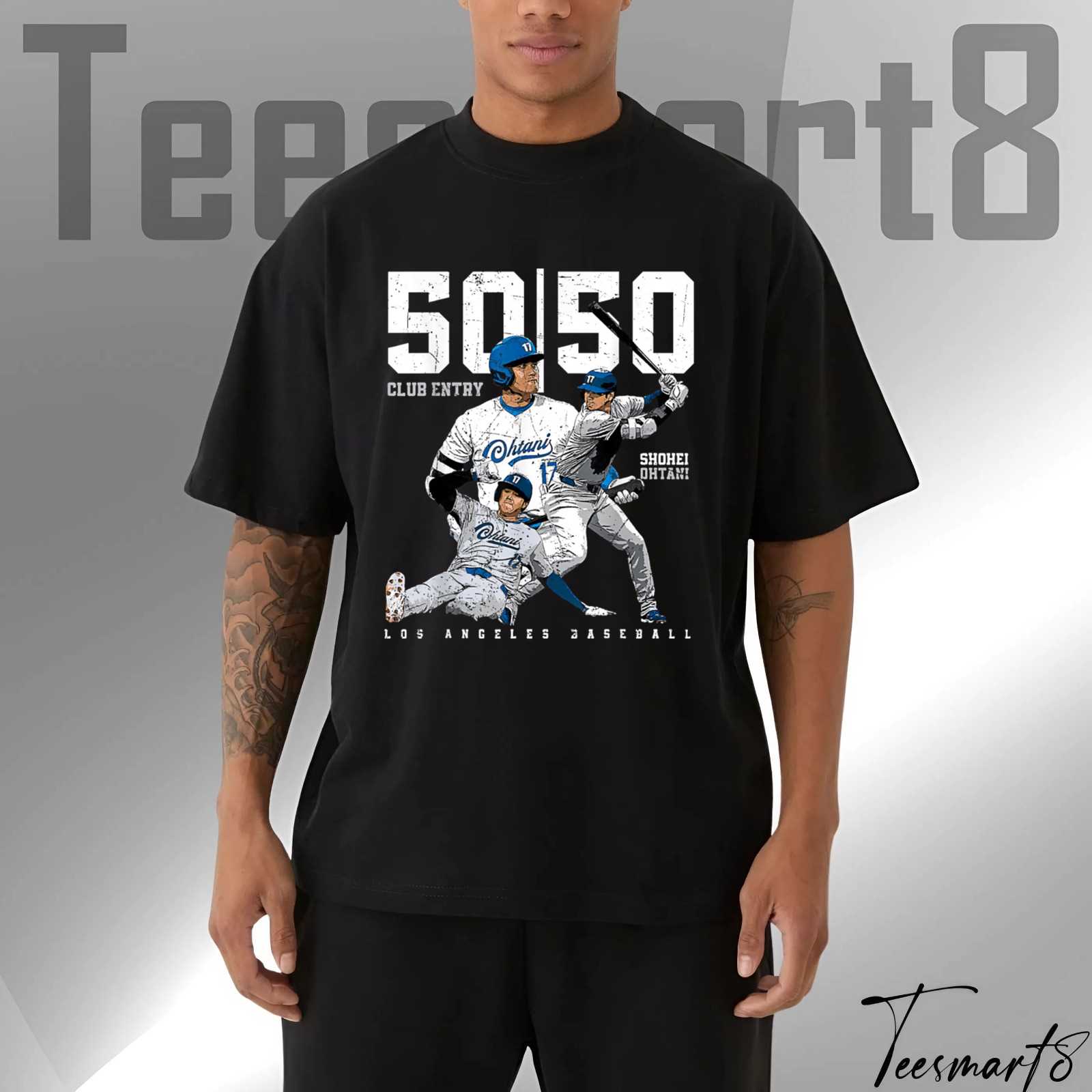Shohei Ohtani T-Shirt – La Dodgers 50-50 Club Moment