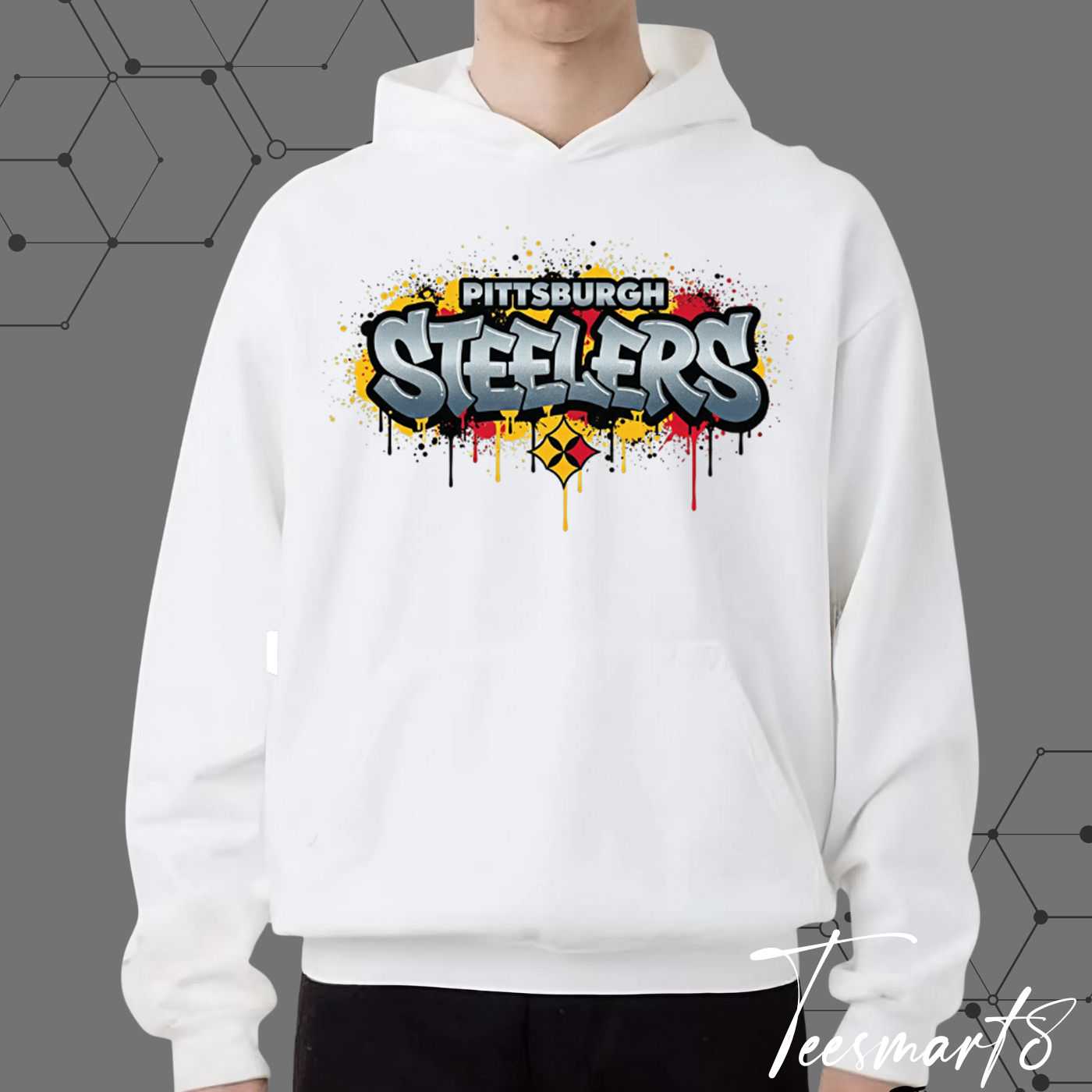 Pittsburgh Steelers Graffiti Hoodie - Urban Style Fan Apparel
