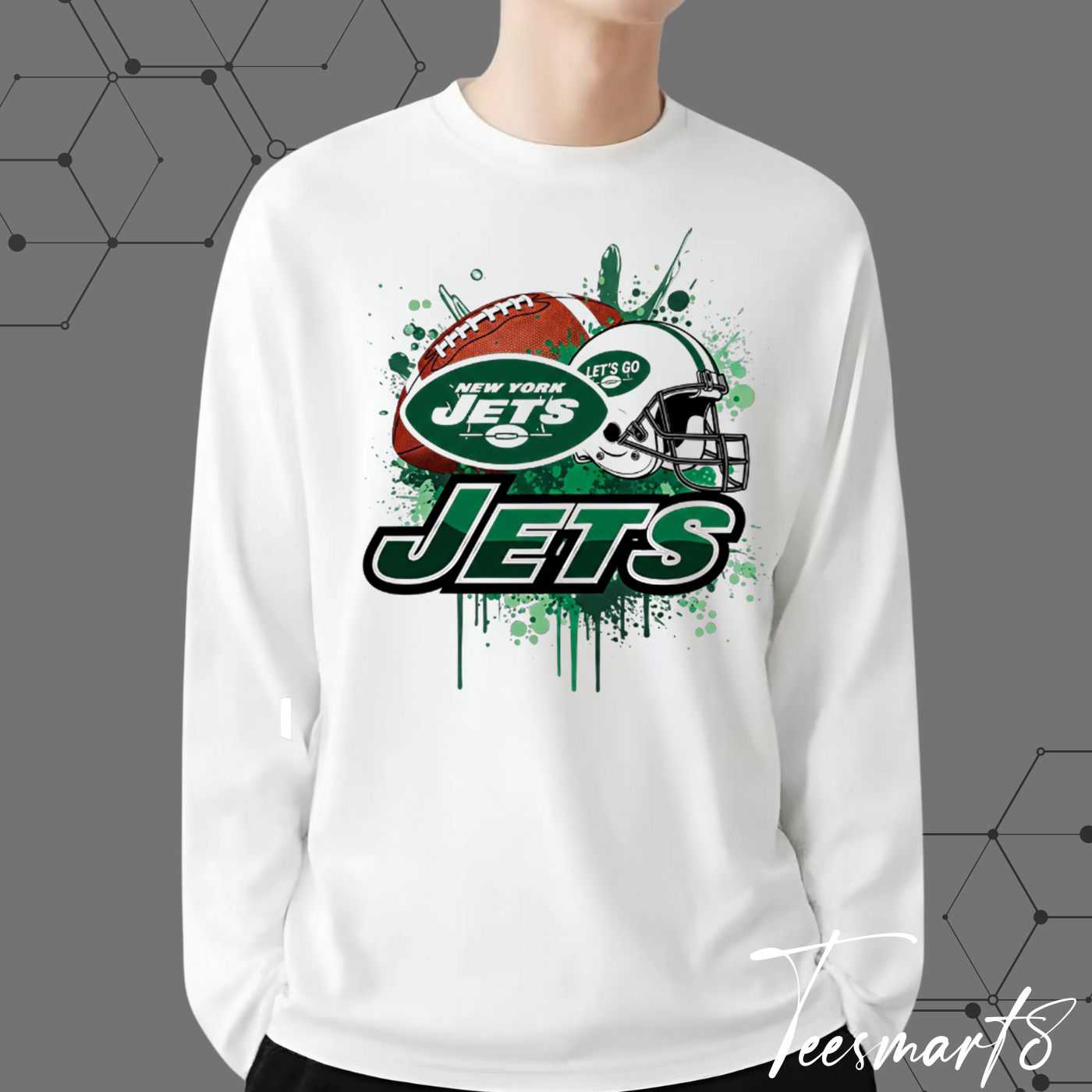 New York Jets Grunge Hoodie - Vintage-Style Fan Apparel New York Jets Grunge Hoodie - Vintage-Style Fan Apparel