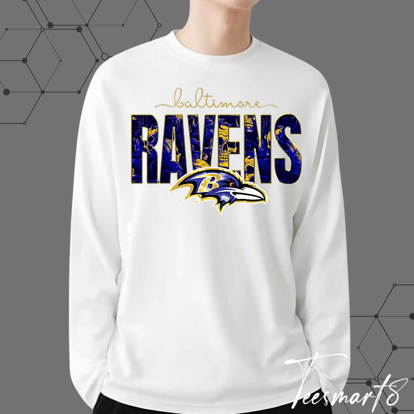 Baltimore Ravens Spooky Style Hoodie - Halloween
