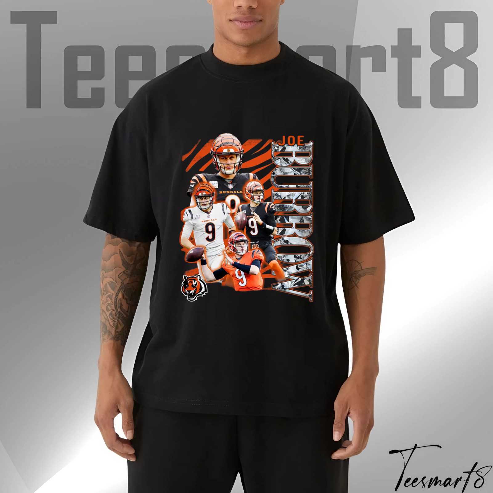 Joe Burrow Dynamic Playmaker T-Shirt – Cincinnati Bengals Football Gear
