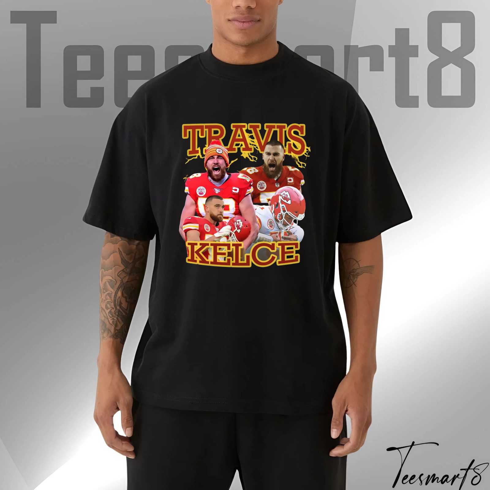 Travis Kelce Highlight Reel T-Shirt – Kansas City Chiefs Nfl Gear