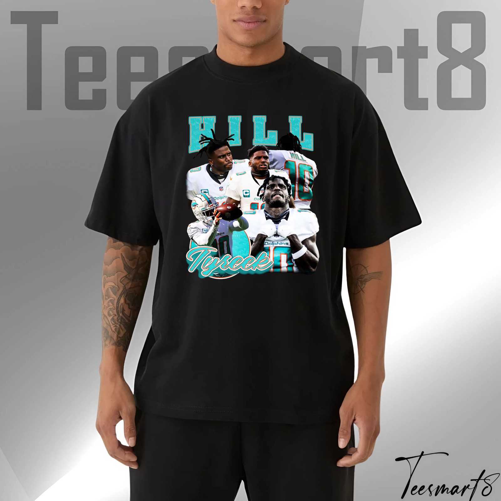 Tyreek Hill Deep Threat T-Shirt – Miami Dolphins Nfl Player Tee