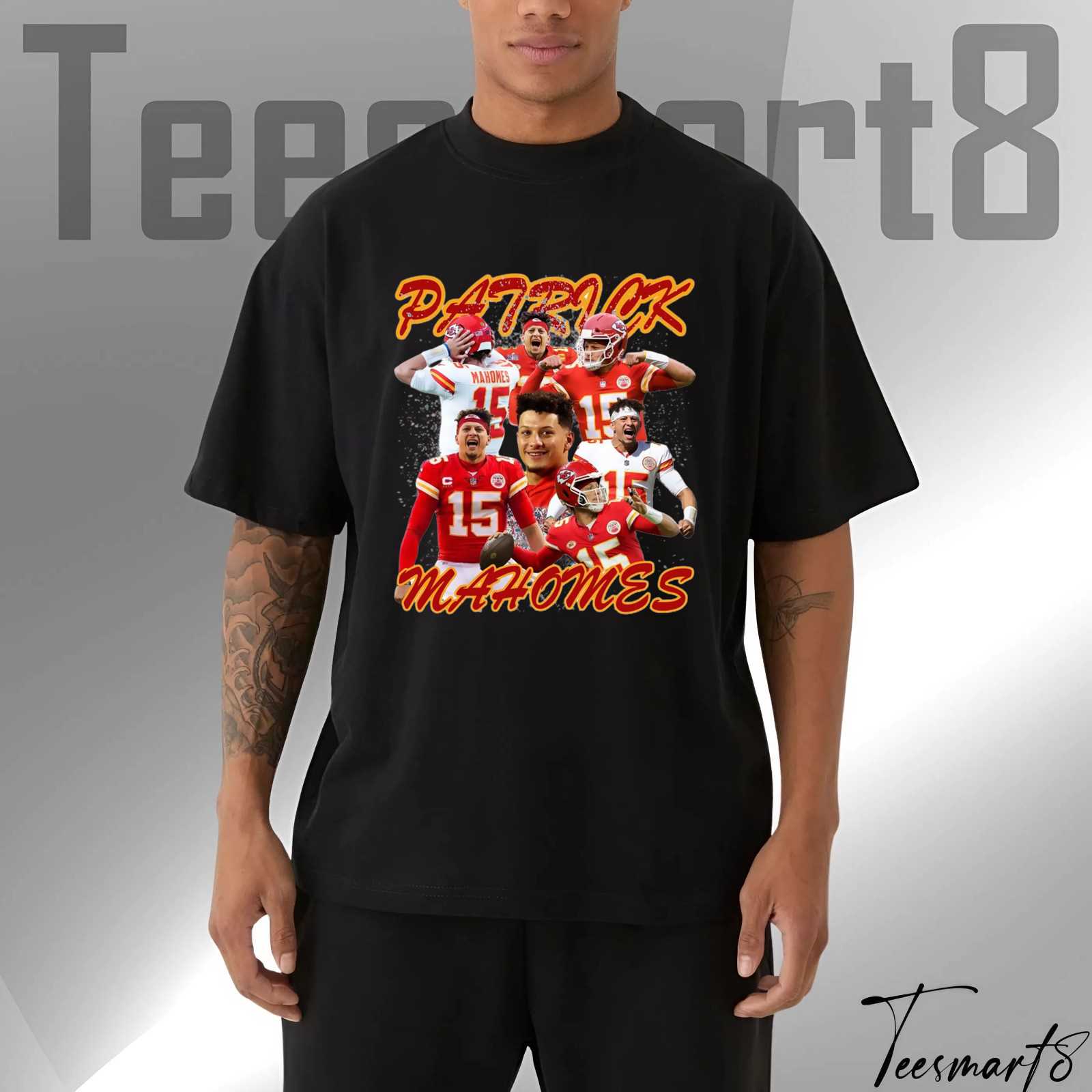 Patrick Mahomes T-Shirt – Kansas City Chiefs Nfl Superstar Graphic Tee