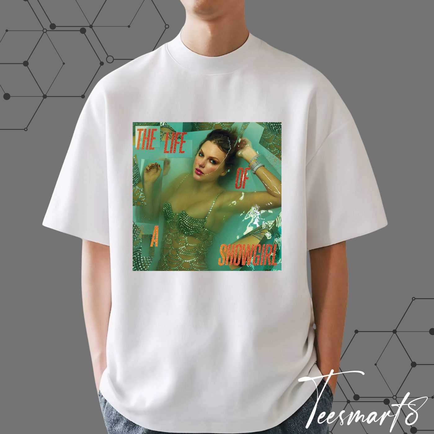 Taylor Swift Showgirl Graphic Tee – The Life Of A Showgirl Album Inspired