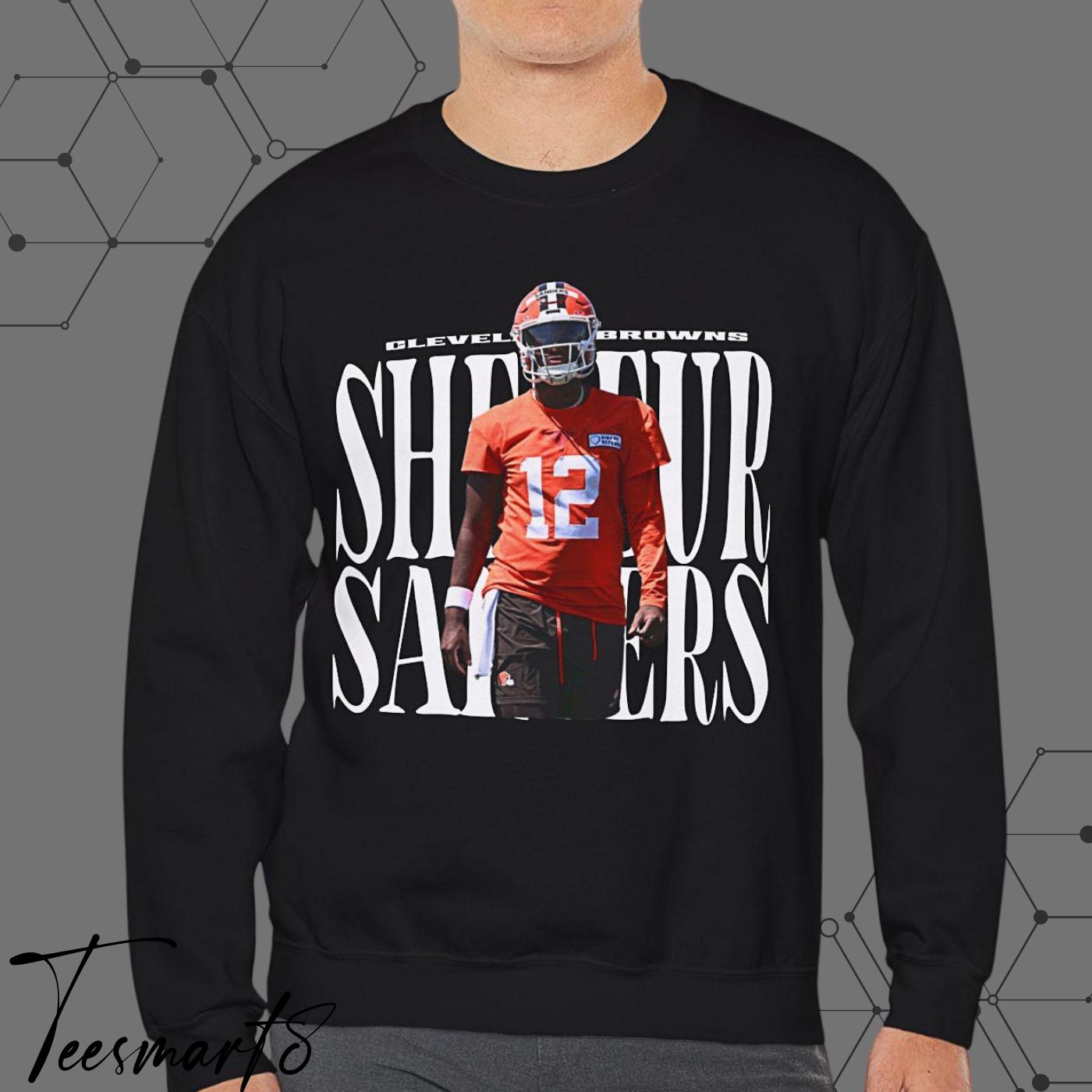 Shedeur Sanders Cleveland Browns Sweatshirt – 90s Dawg Pound Nfl Tee