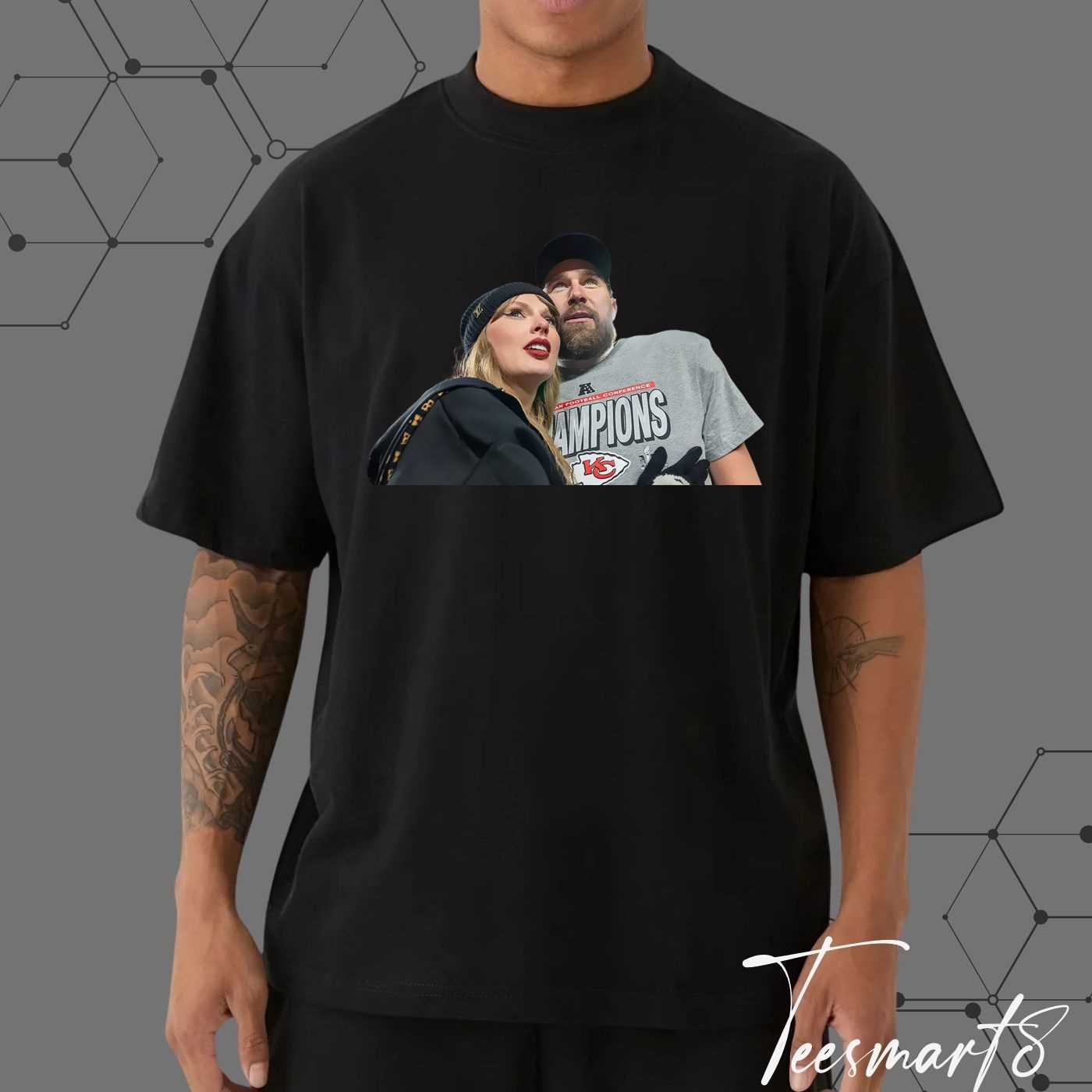 87 And 13 Forever T-Shirt – Travis Kelce Jersey Number Meets Taylor Swift Lucky Number Tee