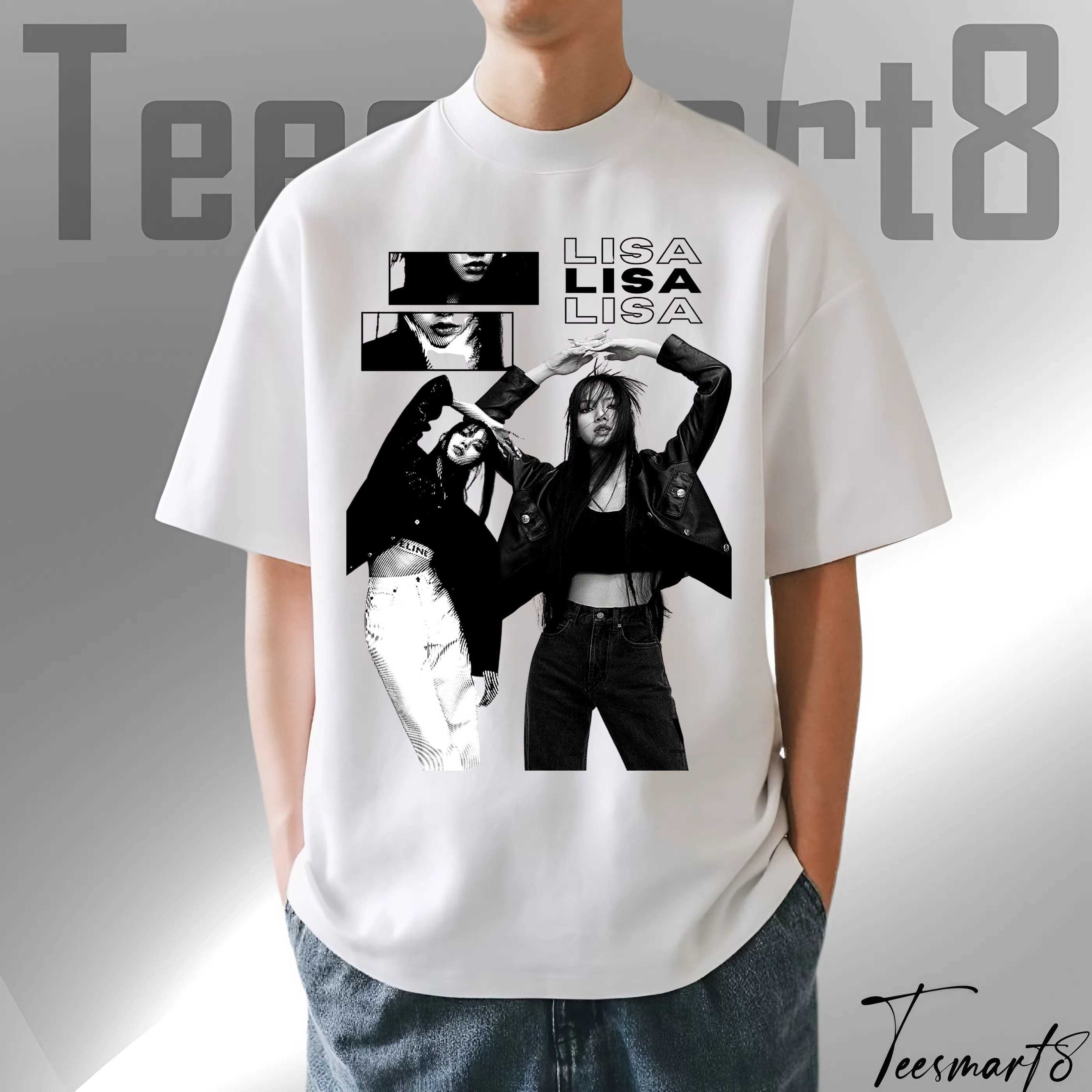 Lisa Blackpink T-Shirt – Lalisa Graphic Tee, Kpop Idol Fan Shirt, Blink Merchandise, Trendy Streetwear