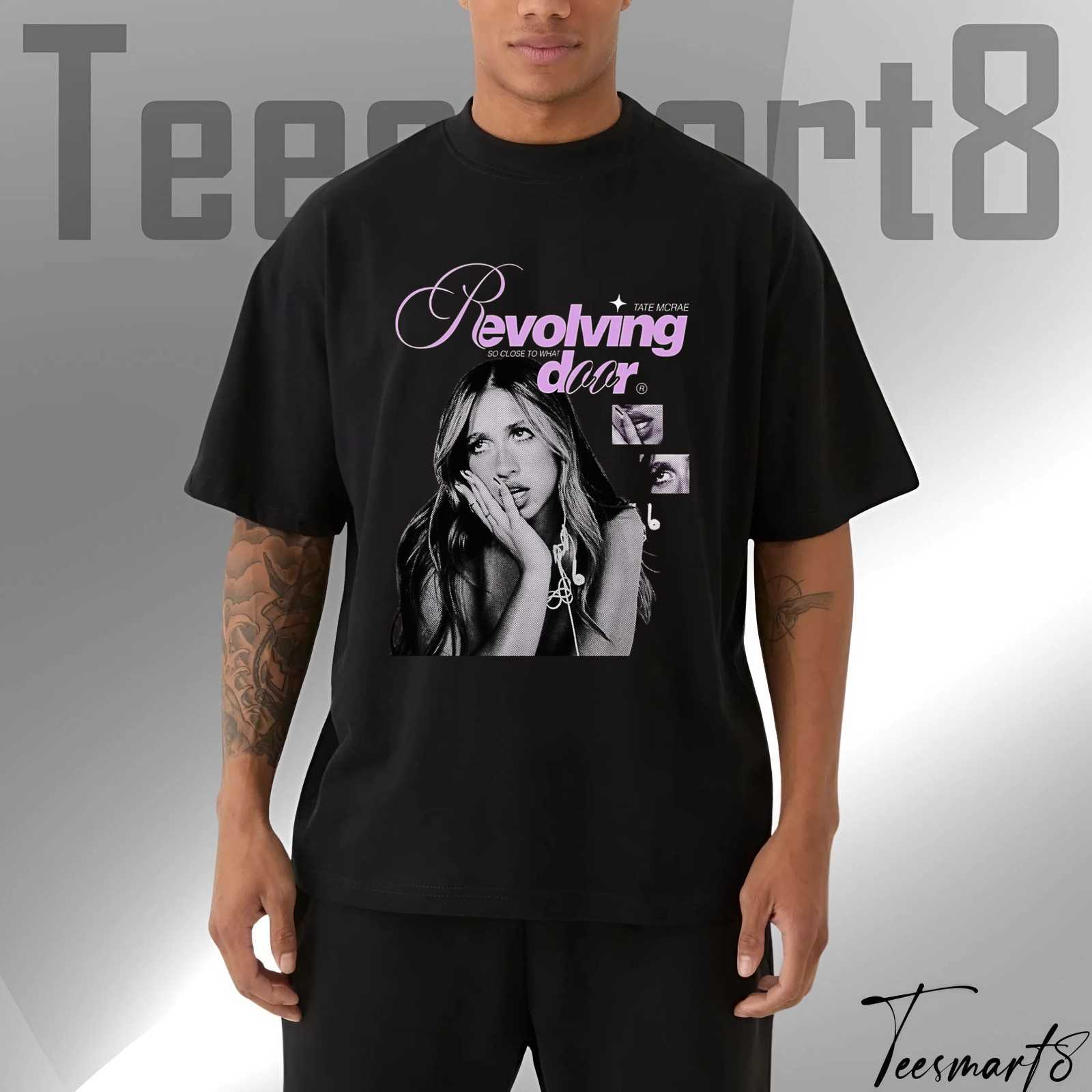 Tate Mcrae Revolving Door T-Shirt – Lyric-Inspired Graphic Tee, Pop Music Fan Merch, Concert Tour Apparel