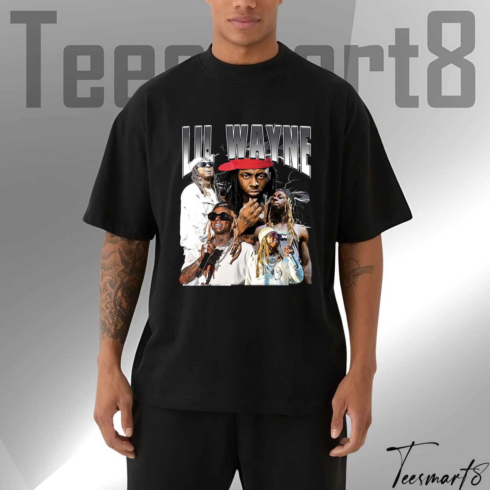 Lil Wayne Rap Tee – Concert Merch Graphic Shirt, Kanye West & Thugger Slime Season Inspired T-Shirt, Hip Hop Fan Apparel