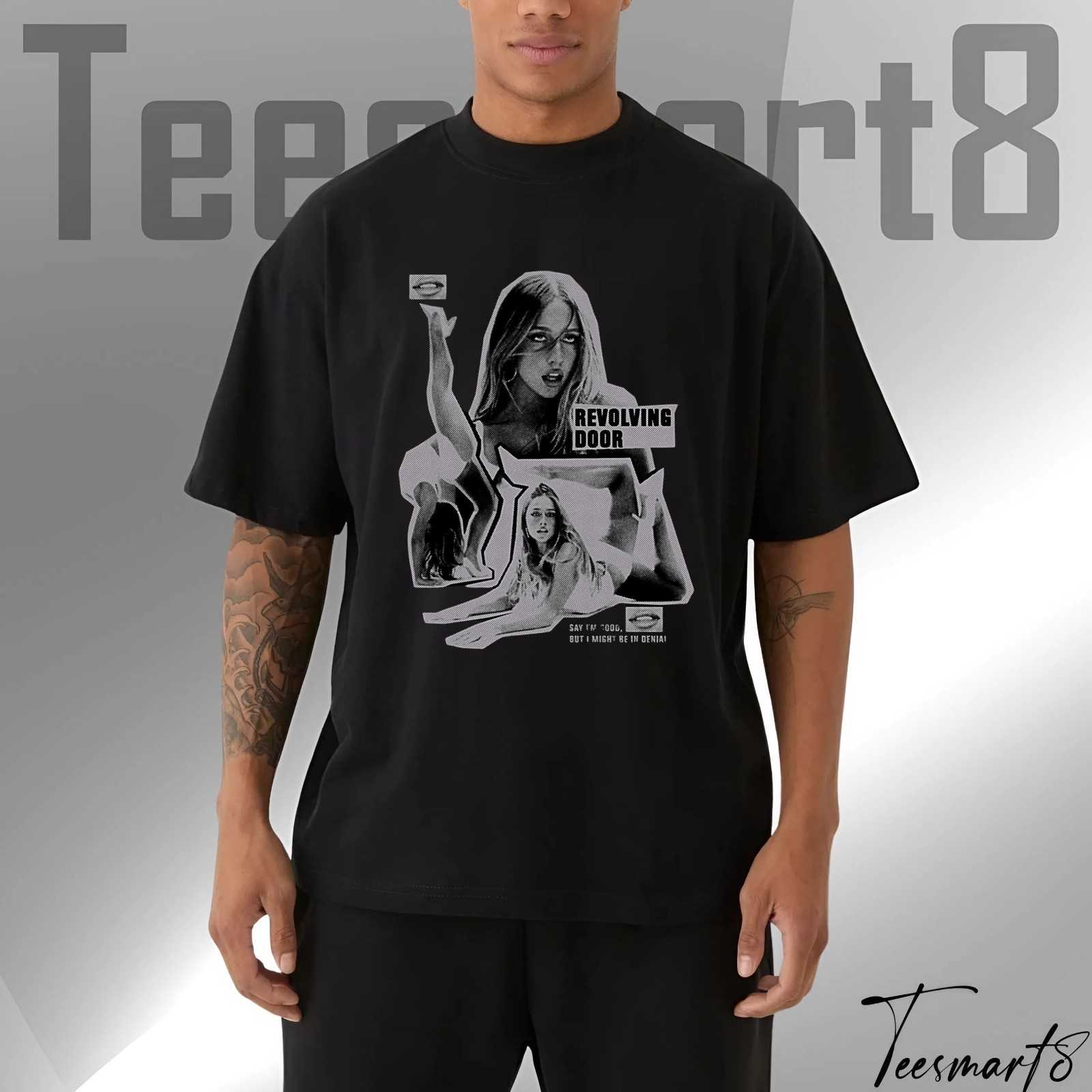 Tate Mcrae Revolving Door T-Shirt – Lyric-Inspired Graphic Tee, Pop Music Fan Merch, Concert Tour Apparel