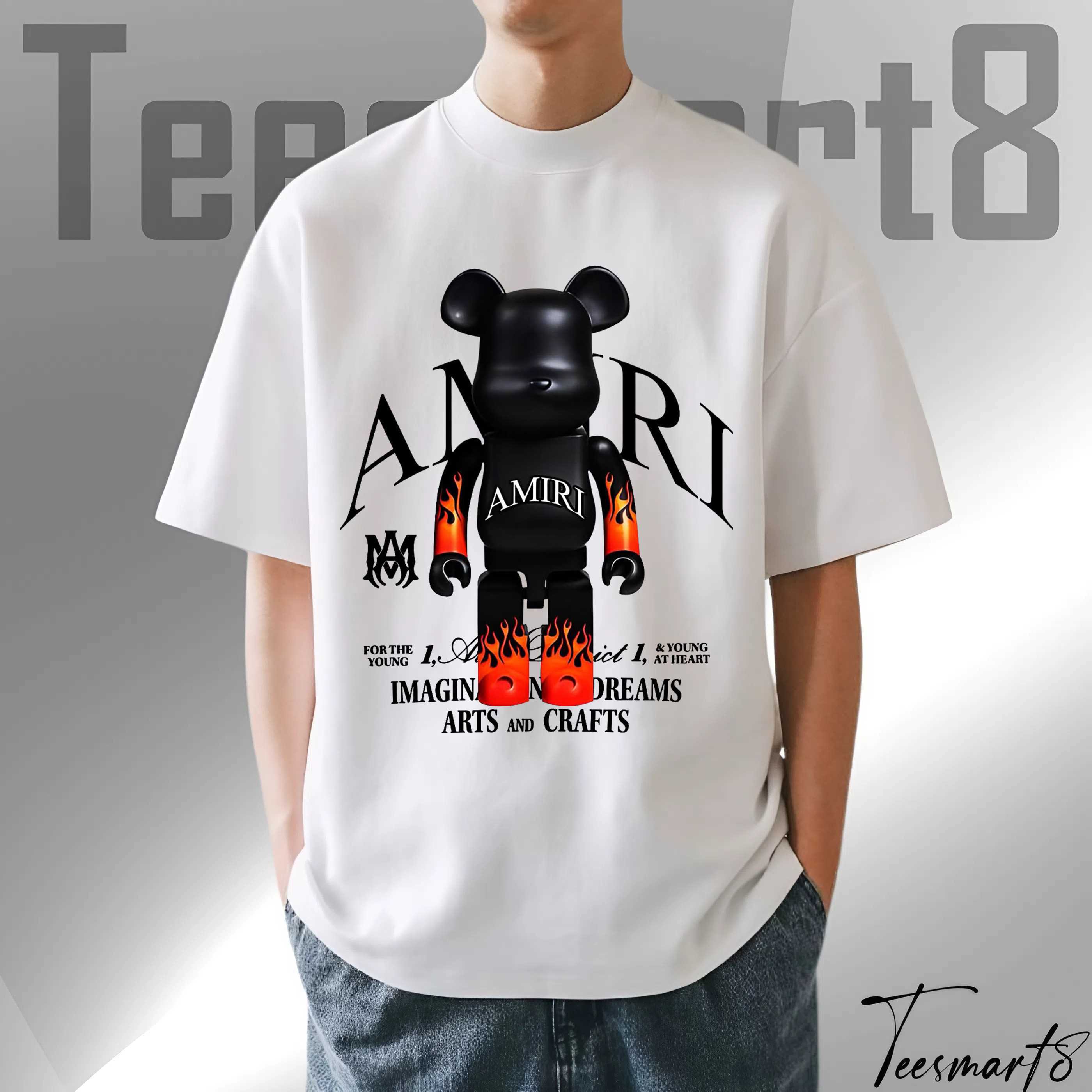 Bearbrick Flame Tee – Imagination Dreams Toycore Shirt