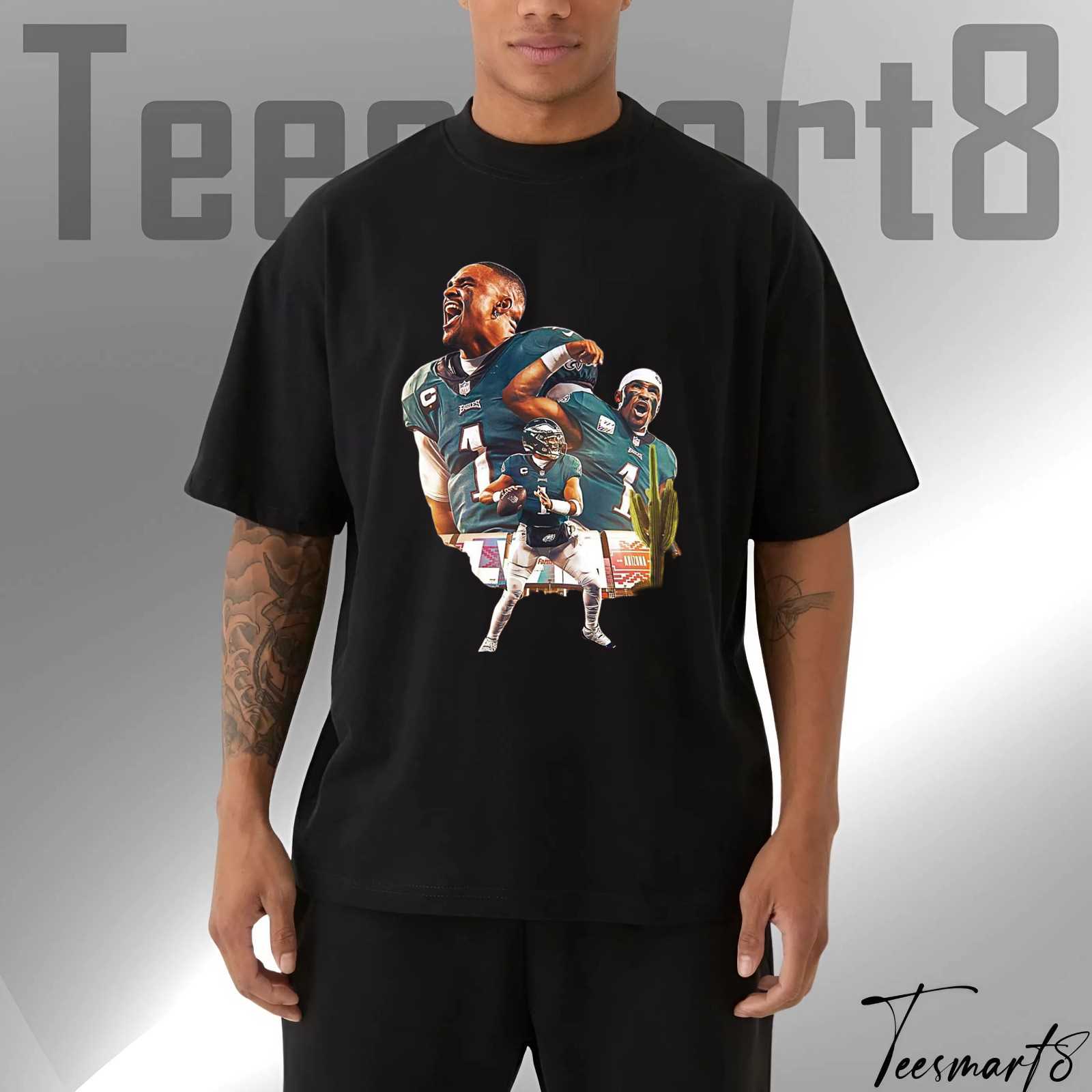 Jalen Hurts "touchdown King" Retro Tee