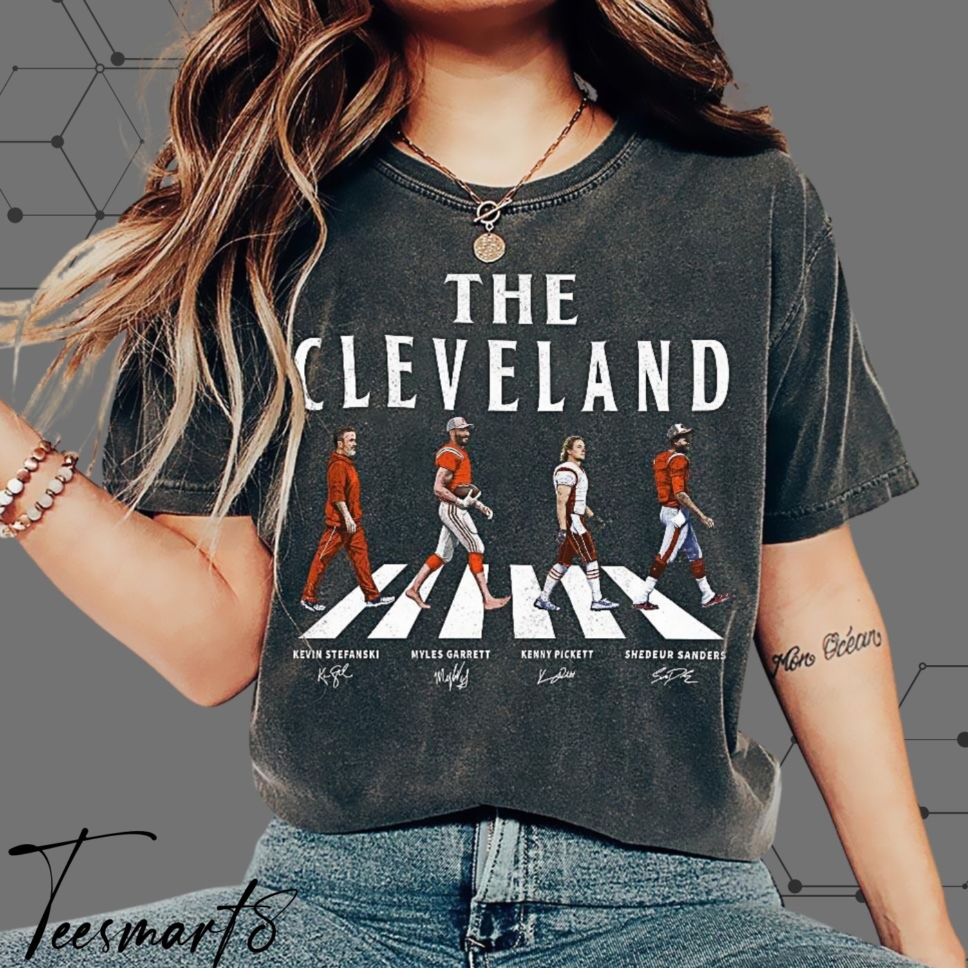 Cleveland Browns 'abbey Road'-Style T-Shirt