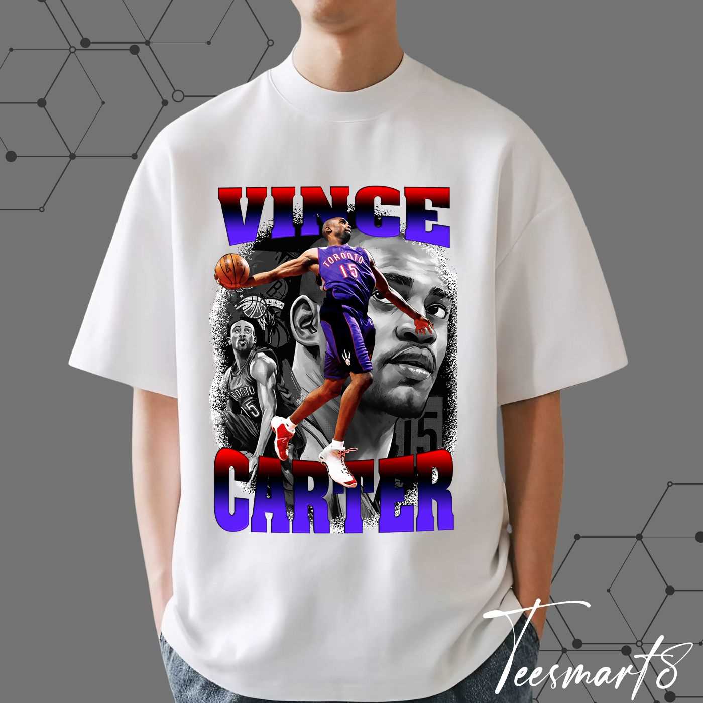 Vince Carter Toronto Raptors T-Shirt - Nba Legend Unisex Tee