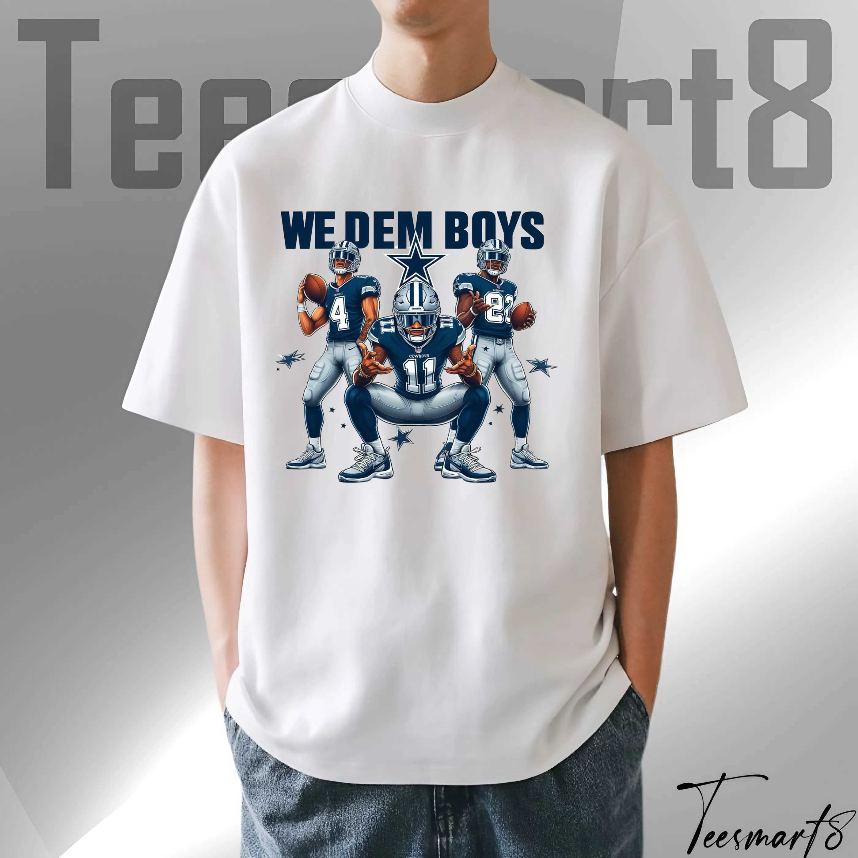 "we Dem Boys" Dallas Cowboys T-Shirt - Vintage Gameday Style