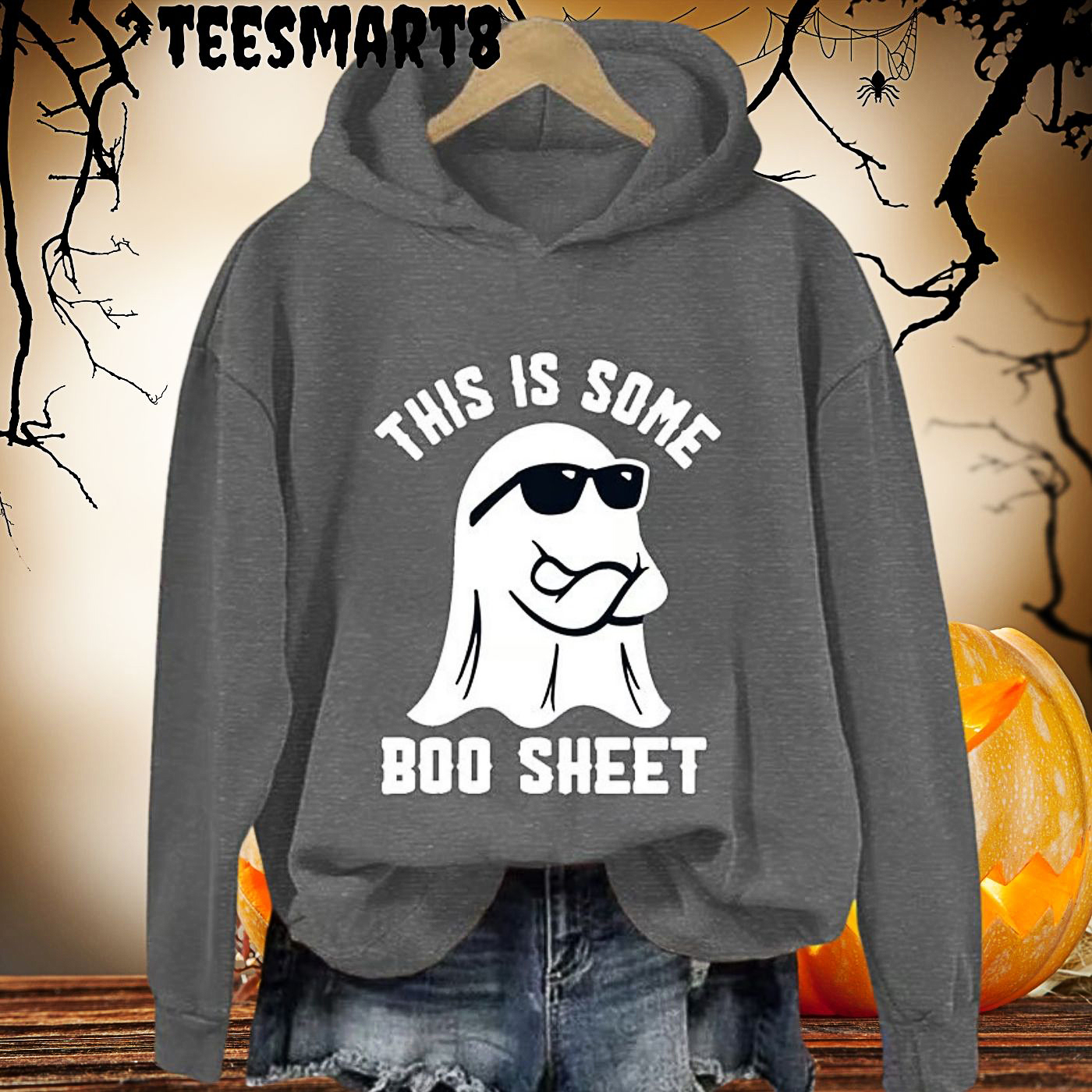“this Is Some Boo Sheet” Hoodie – Halloween Funny Sweatshirt